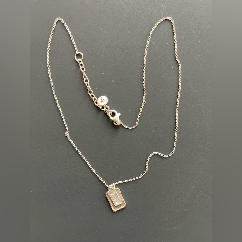 Silpada sterling silver cz necklace